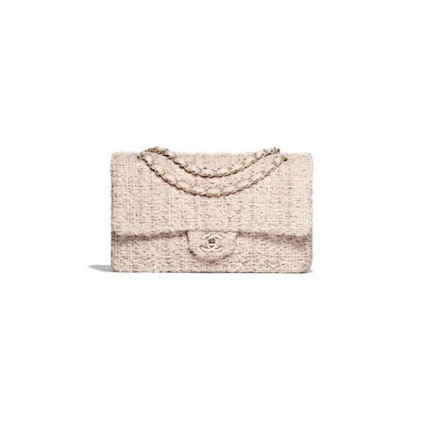 Chanel Tweed Medium Classic Flap Ba